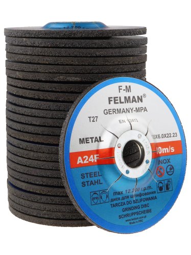 Tarcza do szlifowania metalu 125x6 FELMAN