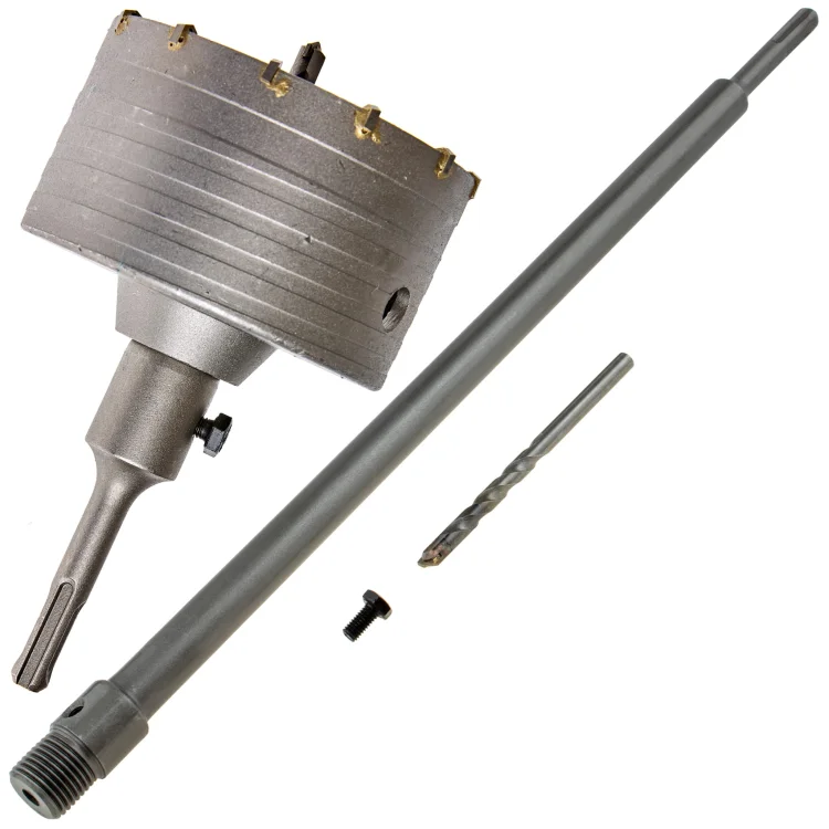 Zestaw frez do muru 100mm + Przedłużka 450mm