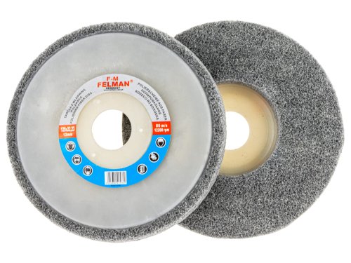 Tarcza polerska włóknina nylonowa stal inox 125mm