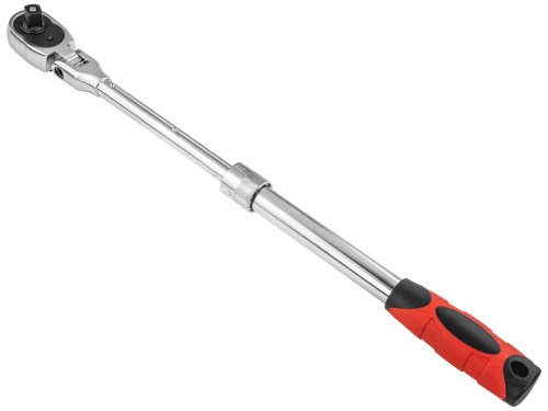 GRZECHOTKA TELESKOPOWA ŁAMANA 1/2" 305-445 MM 72 ZEBY REGULOWANA DŁUGOŚĆ