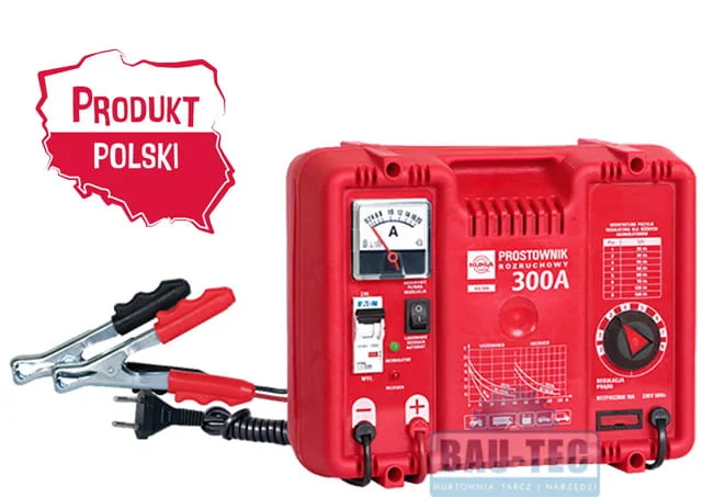 Ładowarka akumulatorów - prostownik rozruchowy 