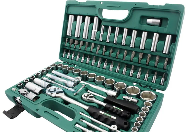 Zestaw kluczy nasadowych 1/2" 1/4" HONITON 94 elementy