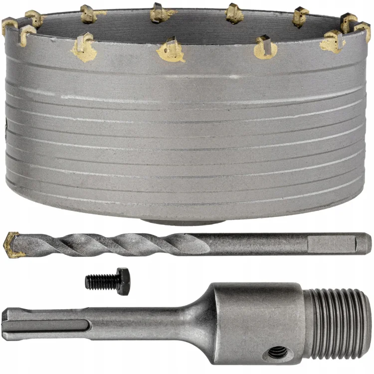 OTWORNICA FREZ DO BETONU MURU KORONKA POD PUSZKĘ GNIAZDKO 130 MM SDS PLUS