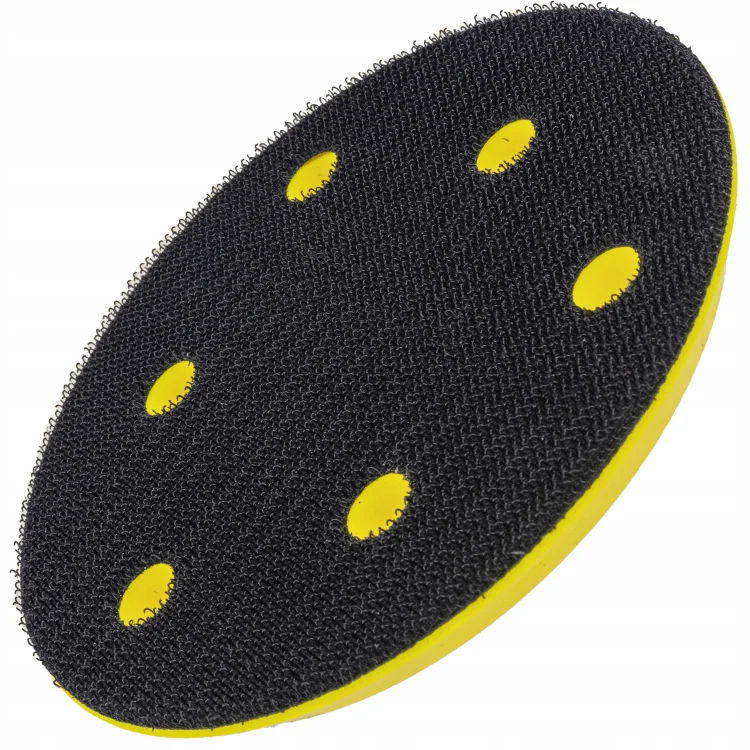 DYSK TALERZ Z RZEPEM 125MM POLERSKI SZLIFIERSKI DO SZLIFIERKI PNEUMATYCZNEJ