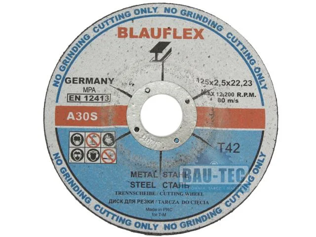 Tarcza do cięcia metalu i stali - 125 x 2.5 mm